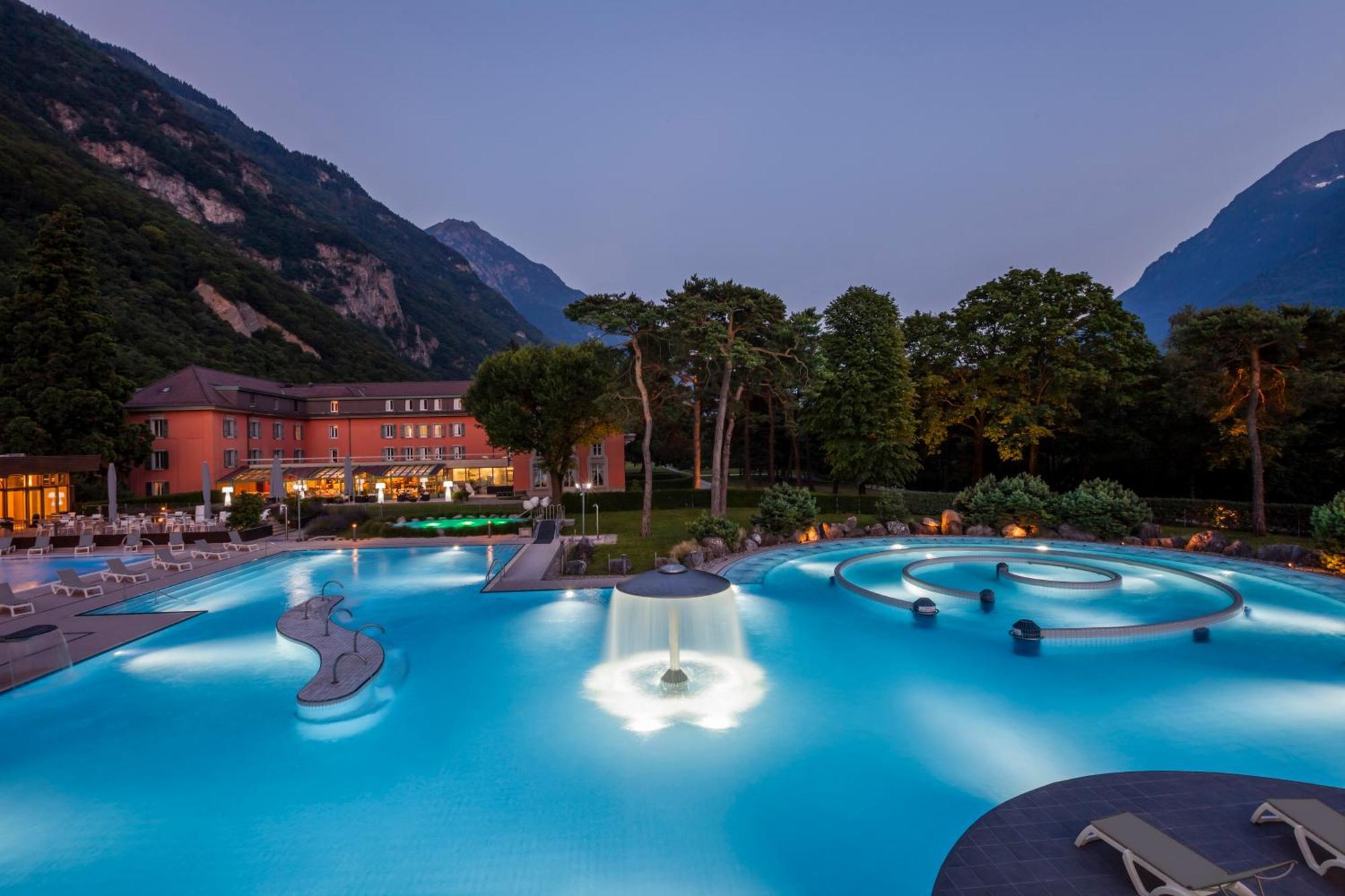 Grand Hotel Des Bains Lavey-les-Bains Exterior foto