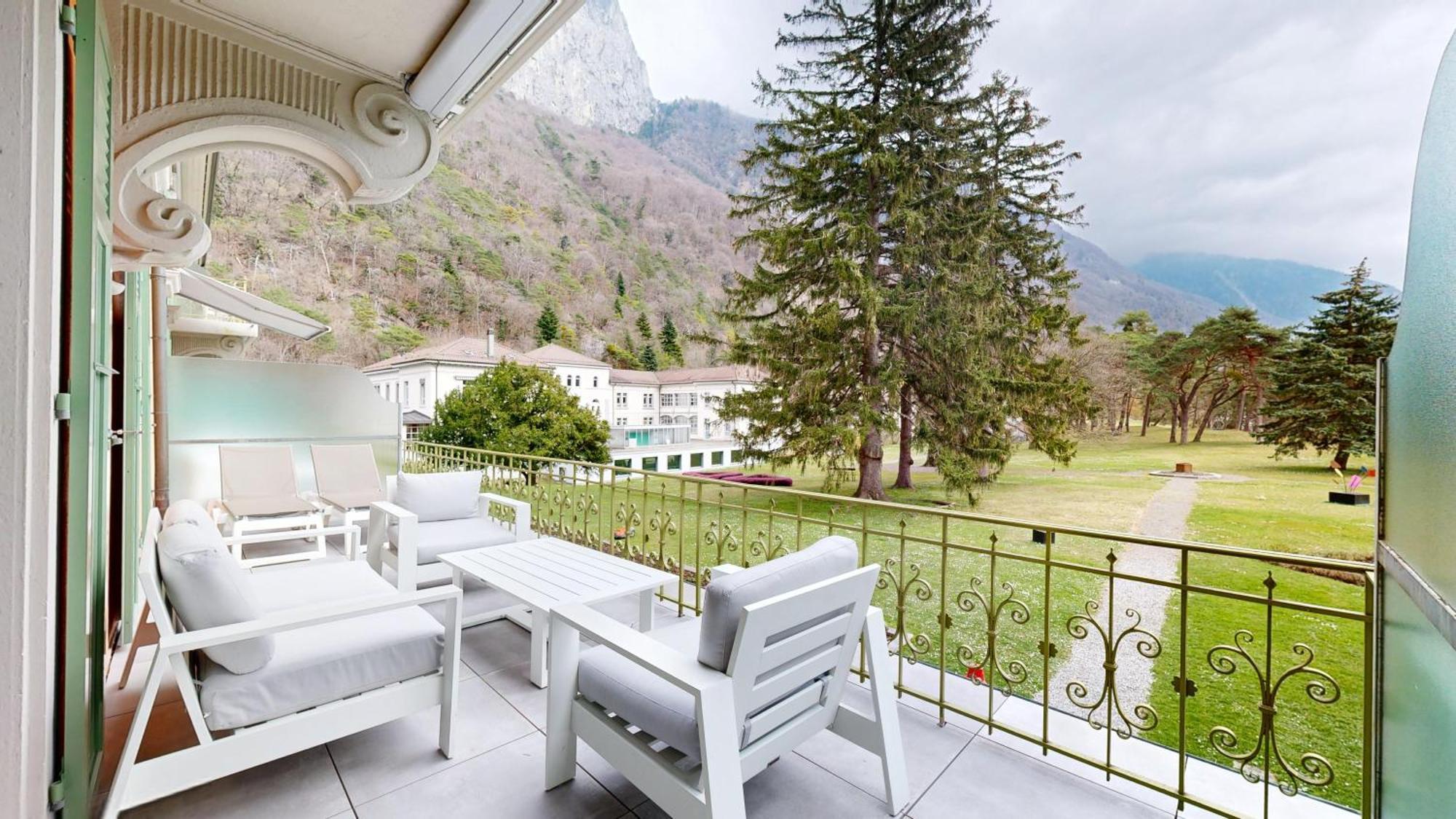 Grand Hotel Des Bains Lavey-les-Bains Exterior foto