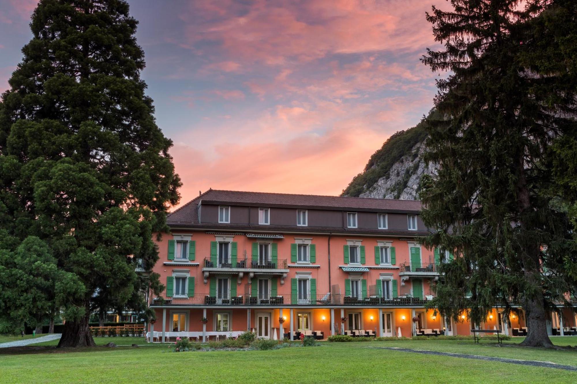 Grand Hotel Des Bains Lavey-les-Bains Exterior foto